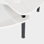 Table basse moderne avec plateau rotatif à 360 degrés et pierre frittée