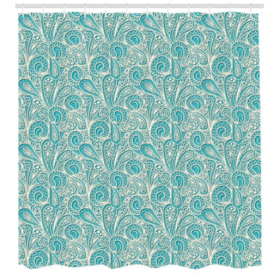 Shower Curtain with Hooks Included
