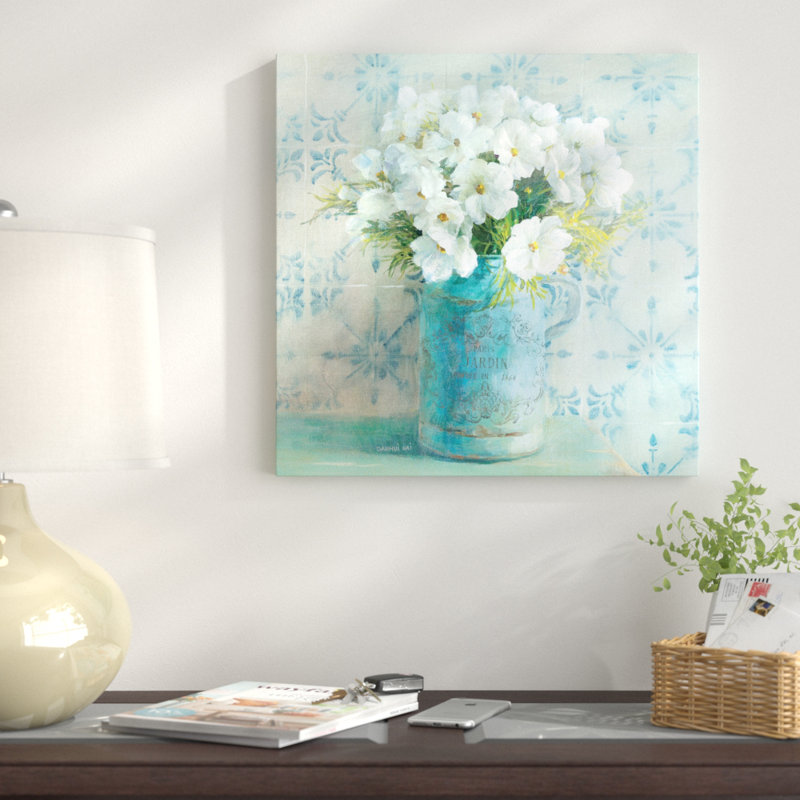 «May Blossoms I», reproduction d'art sur toile tendue, H 26 po x l 26 po x P 1,5 po, Toile tendue, Pas de tapis