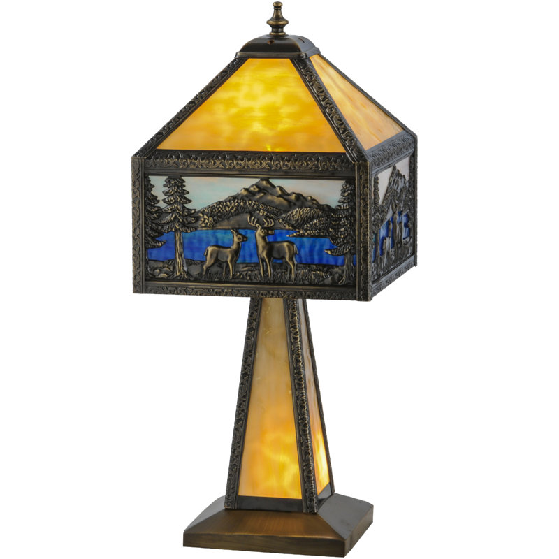 Rustic Lodge Table Lamp