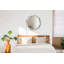 Huldar Glass Flat Wall Mirror