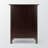 Alayzia 1-Drawer Brown Finish X-Side Panel Accent Nightstand, Coffee, 24.83" H X 18.73" W X 14.72" D