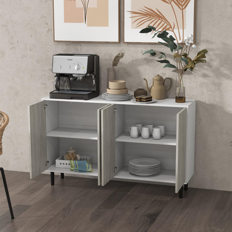 Weddel 121cm Sideboard, White