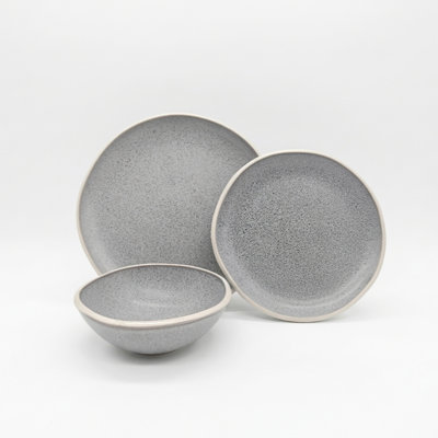 Stoneware Dinnerware - Service for 2