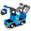Hape: Voiture de police avec sirène - voiture de flic bleu