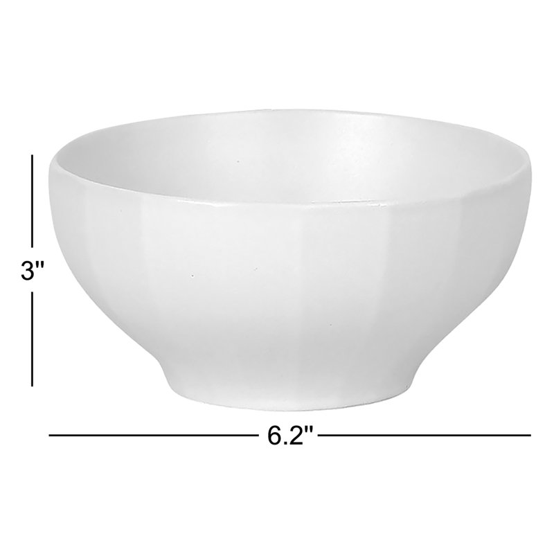 Stone Lain Rio 4-Piece Bowl Set Stoneware, Black