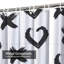 Rideau de douche avec 12 crochets Hearts-347551325