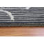 Tapis décoratif gris Touffeté à la main Clarkesville-33385151