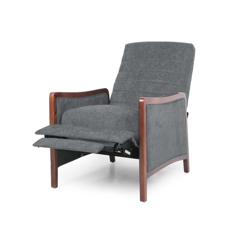 Modern Living Room Recliner Accent Recliner, Gray
