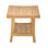 Spateak Grade-A Teak Wood Milan Shower Seat 18" Outdoor Patio Stool Bench
