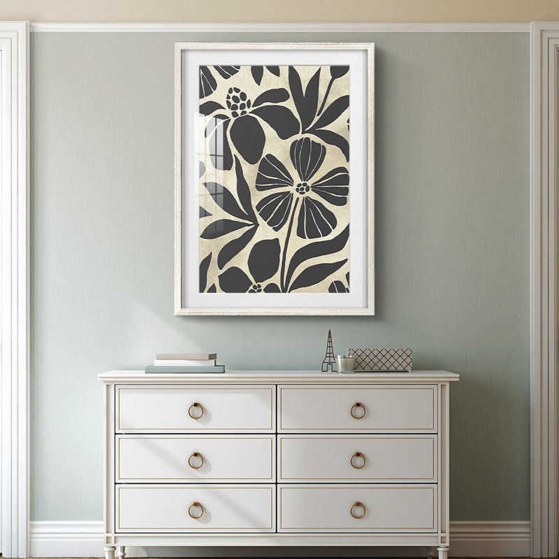 Pavot -Gallery Wrapped Canvas, 19.5" H x 16.5" W, White