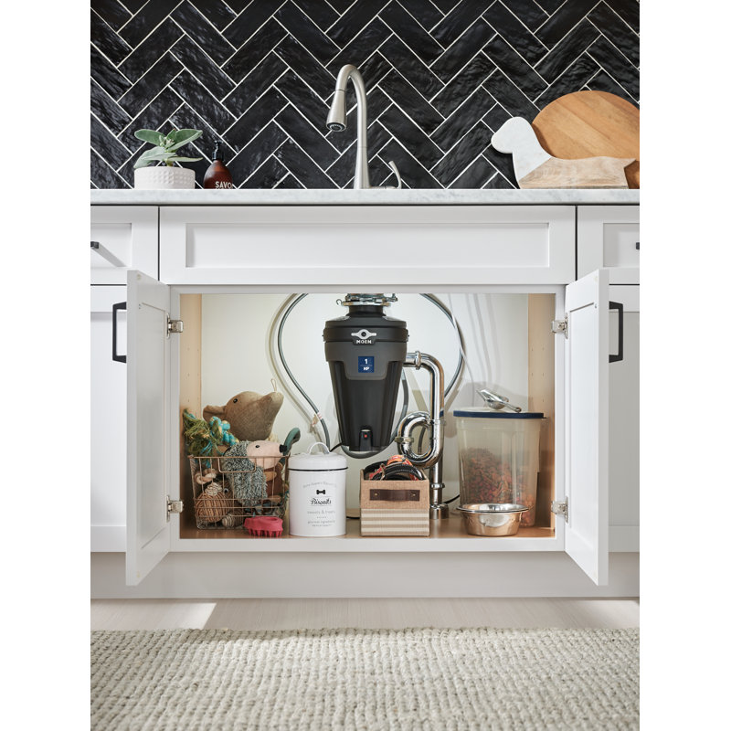 Moen Chef 1 Hp Continuous Feed Lighted Garbage Disposal With Sound Reduction, Power Cord Included