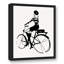 « bicycle fille », reproduction de dessin sur toile encadrée
