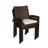 Anautica 5 Piece Teak Finish Outdoor Furniture Dining Set with Cushions
