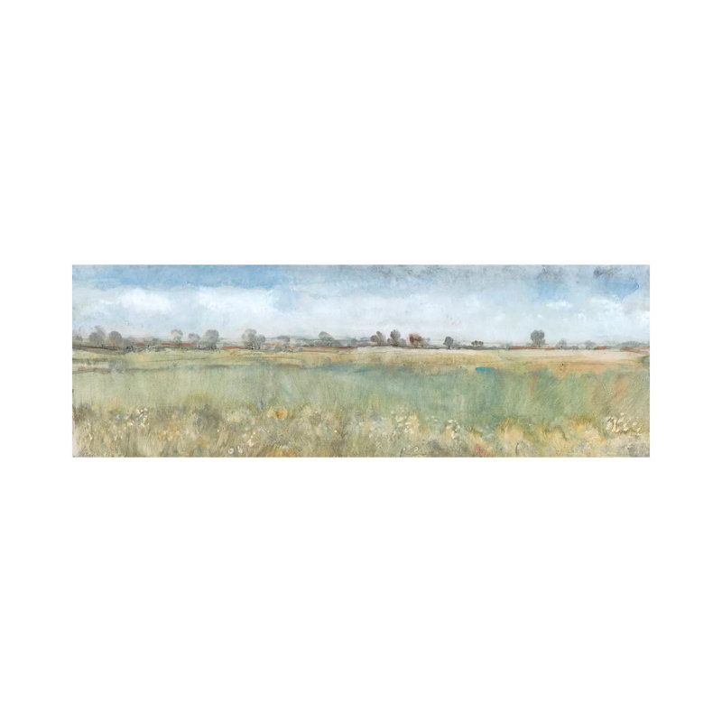 Open Field II - Giclée sur toile tendue avec châssis, H 12 po x l 36 po