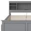  Lit plateforme avec tête de rangement Willavene, USB, lit gigogne simple et 3 tiroirs-696704696-716603528