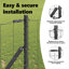 Galvanized Steel Border Fencing-1142856426-1142856430