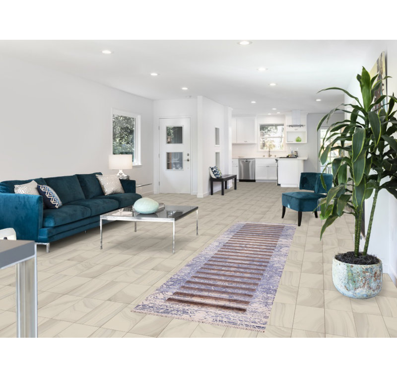 Striped Abstract Oriental Runner Rug 3x10