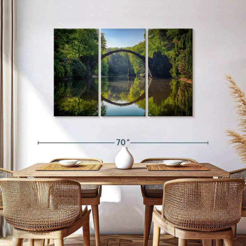 Lilie Bridge Reflection, 36" H x 57" W