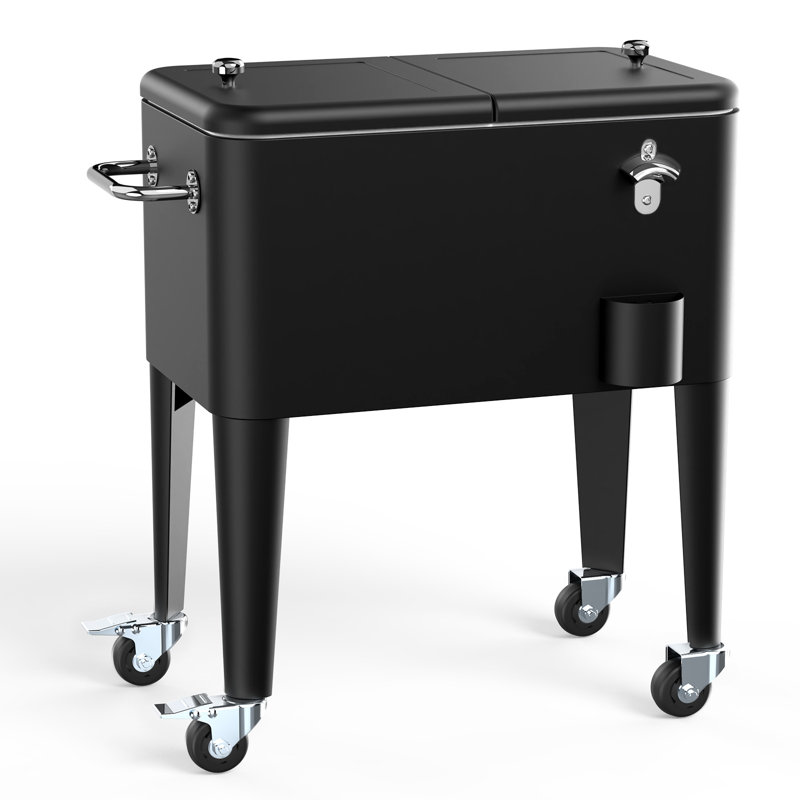 Coffre à glace 60 qt, Noir