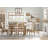 Heymann Trestle Dining Set with Upholstered and Wood Chairs-467429143-508910159