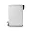 Poubelle à pédale rectangulaire à fermeture en douceur 1,6 gallon Moorefield-113453525