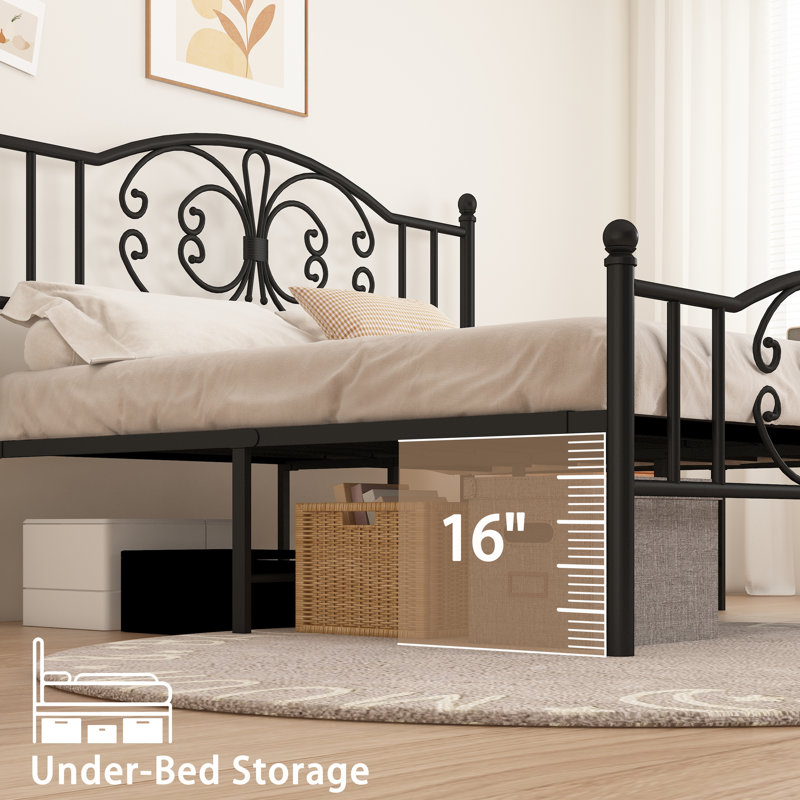 Miloud Metal Open-Frame Bed, King