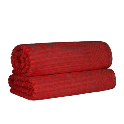 Ensemble de draps de bain en coton à bordure très damée et très absorbante en coton de yaholo