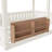 Full Over Full Solid Wood House Bunk Bed with Bookshelves and Safety Fencing-2022888919-2024504630