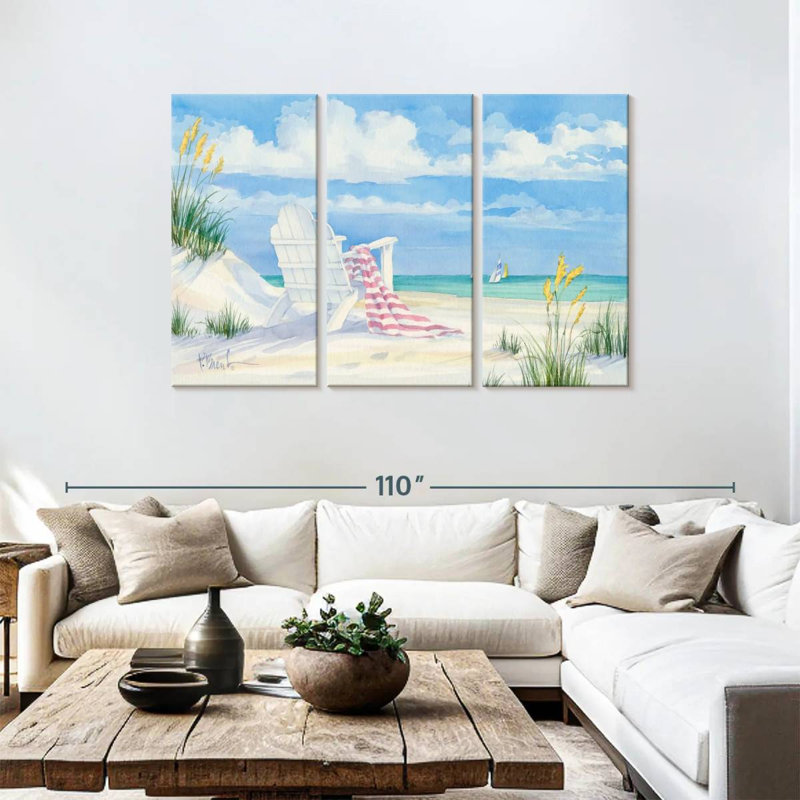 Gillard Seclusion Beach, 48" H x 74" W