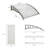 Household Application Door & Window Rain Cover Eaves Canopy-112484545-112484541