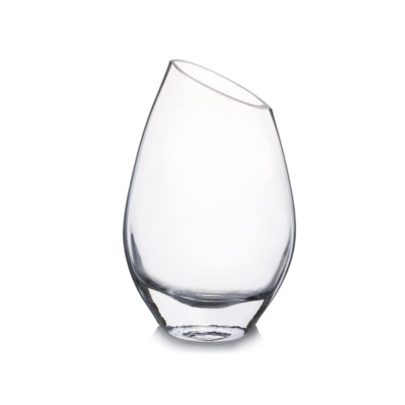 Ionela Glass Table Vase, 8" H x 4.5" W x 4.5" D