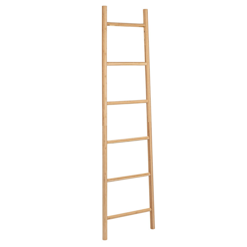 Abode Decorative Bamboo 6 ft. Blanket Ladder