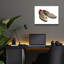  «Alligator Shoes» par John Hovenstine, art mural en verre acrylique, 16 po x 12 po