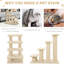 Escalier pour chat 25 po 25 po 4 niveaux