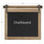 Panneau décoratif en bois brun avec décoration de porte de grange-2009744651