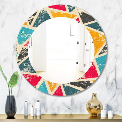 Miroir d'appoint moderne triangulaire Colourfields 29
