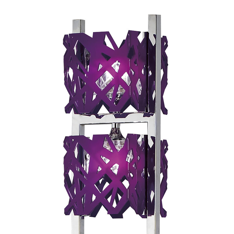 Waloo 162cm Novelty Floor Lamp, Purple