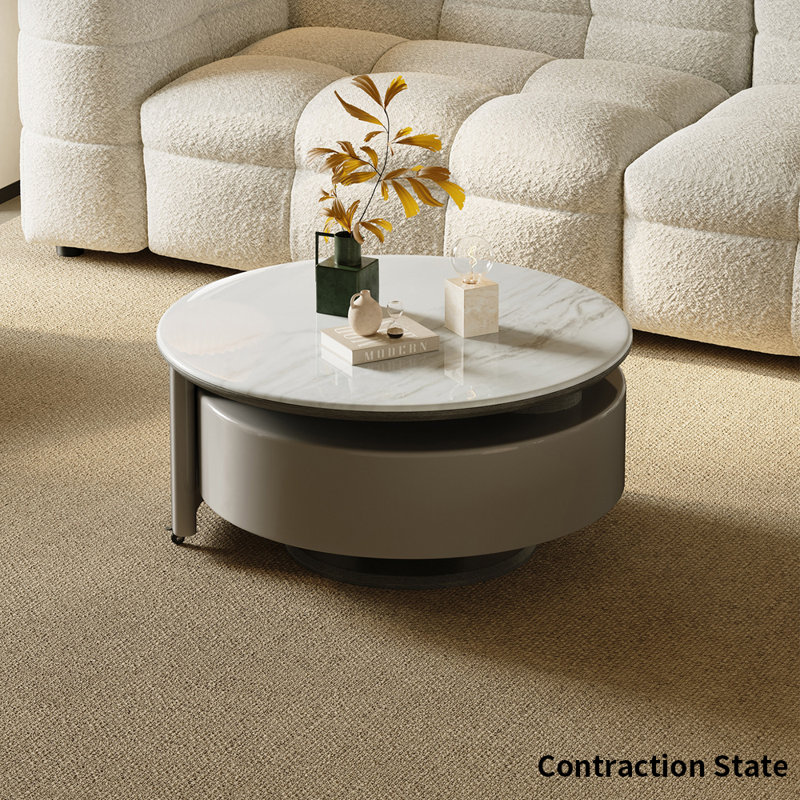 Table basse italienne simple télescopique mobile