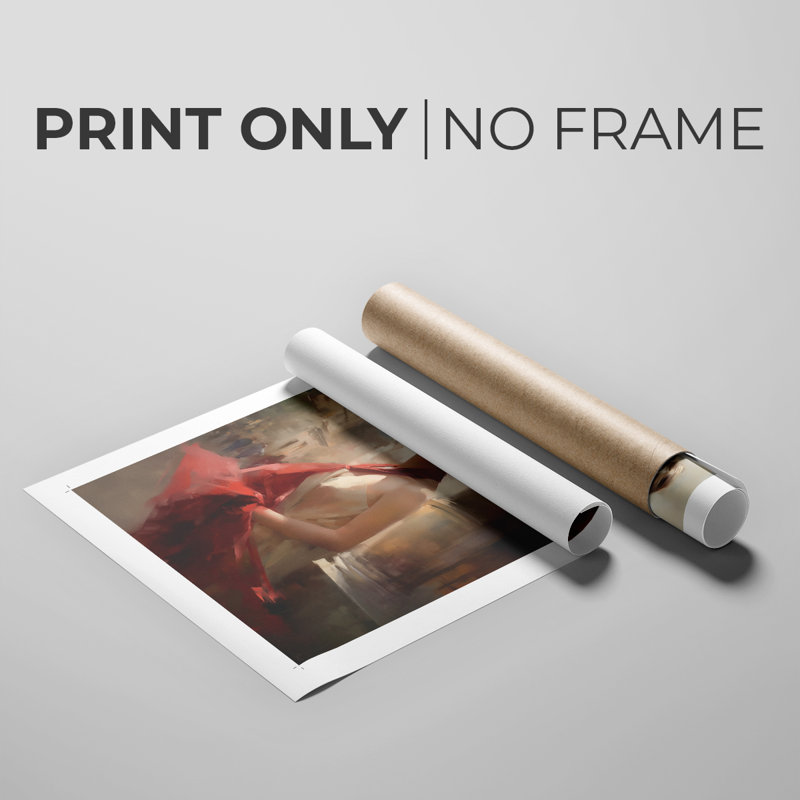 WOMEN Series CDLXIV  -Premium Canvas Print Only - NOT FRAMED -Ready to Hang, 18" H x 12" W