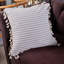 Arreguin Striped White Square Cushion Cover-849526382
