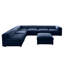 Canapé modulaire moderne avec rangement intégré, chenille bleue, 6 places, espace de rangement, salon,-1370711286-1370711281-1370711287