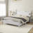 Modern Rustic Solid Wood Platform Bed with Durable Slat Support-437724207-437724200