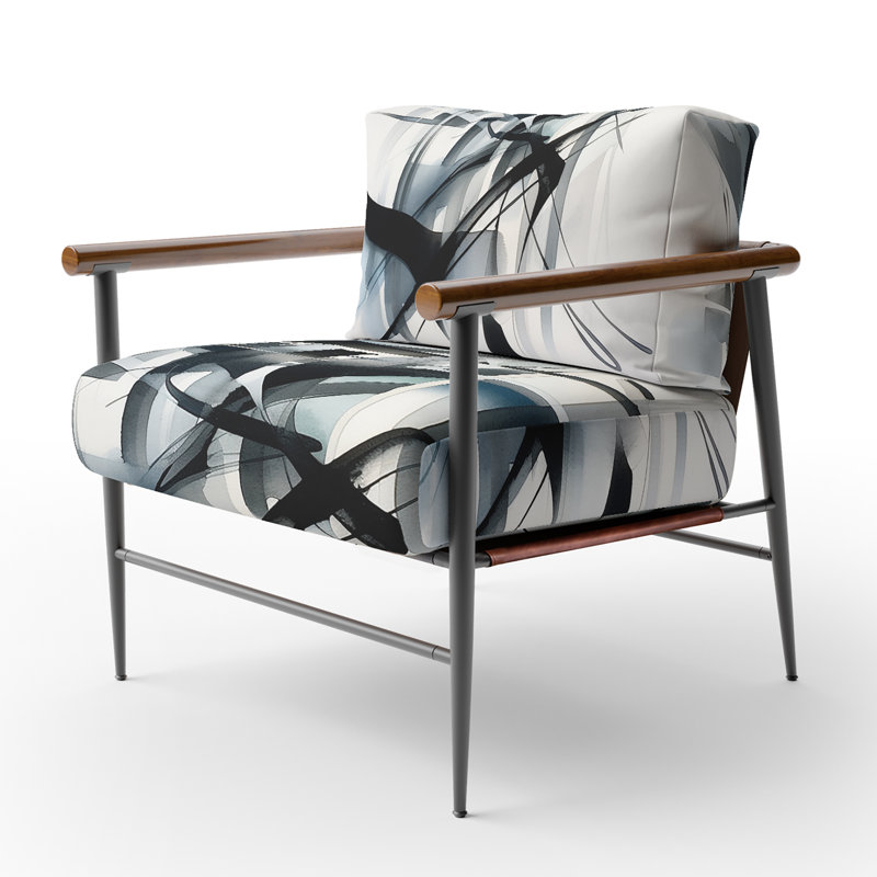 Fauteuil rembourré moderne abstrait Abstract Neutral