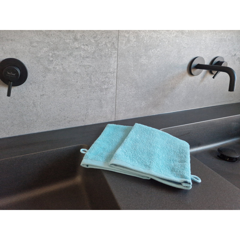 Midweight Washcloth, Azur