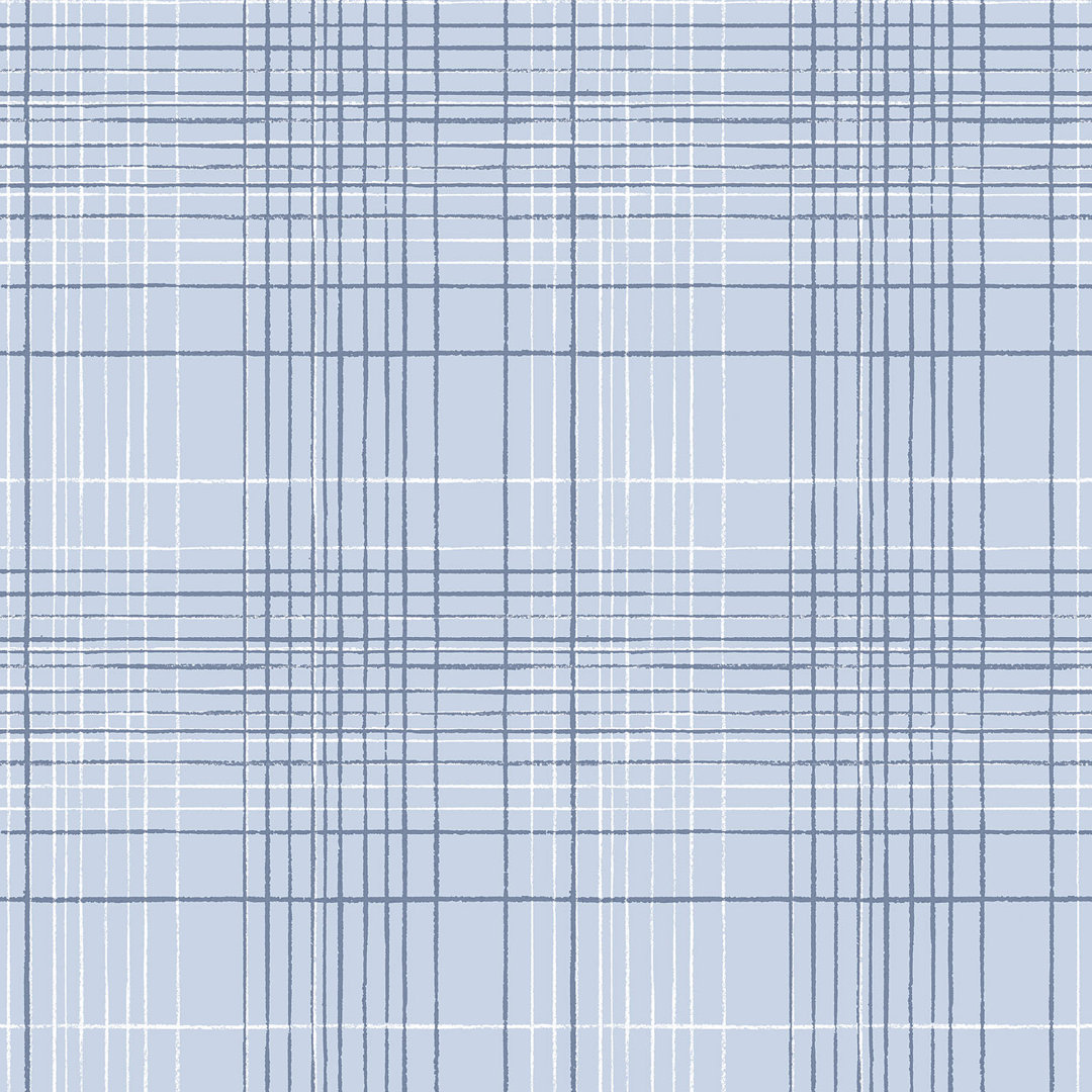 Deauville 2 Grid Lines Effect 33' L x 21" W Wallpaper Roll Galerie Wallcoverings