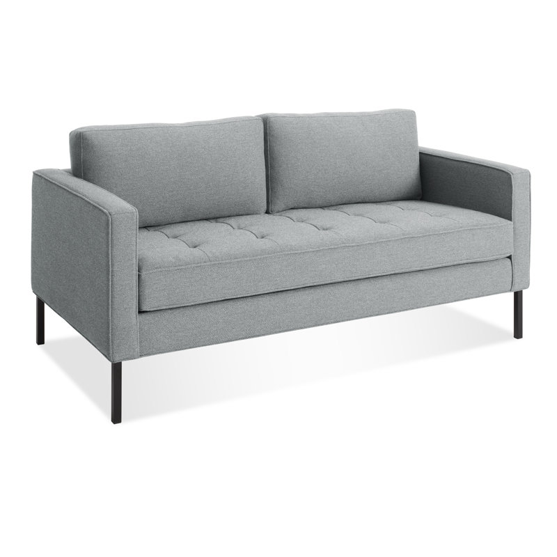 Paramount Loveseat, Sanford Ceramic Crossweave, Metal