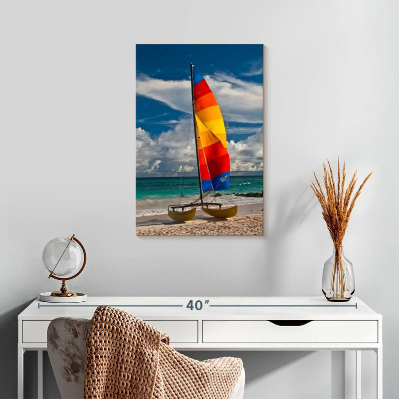 Mehar Catamaran At Barbados, 24" H x 16" W