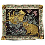 Kittens II Velvet Rectangular Pillow Cover