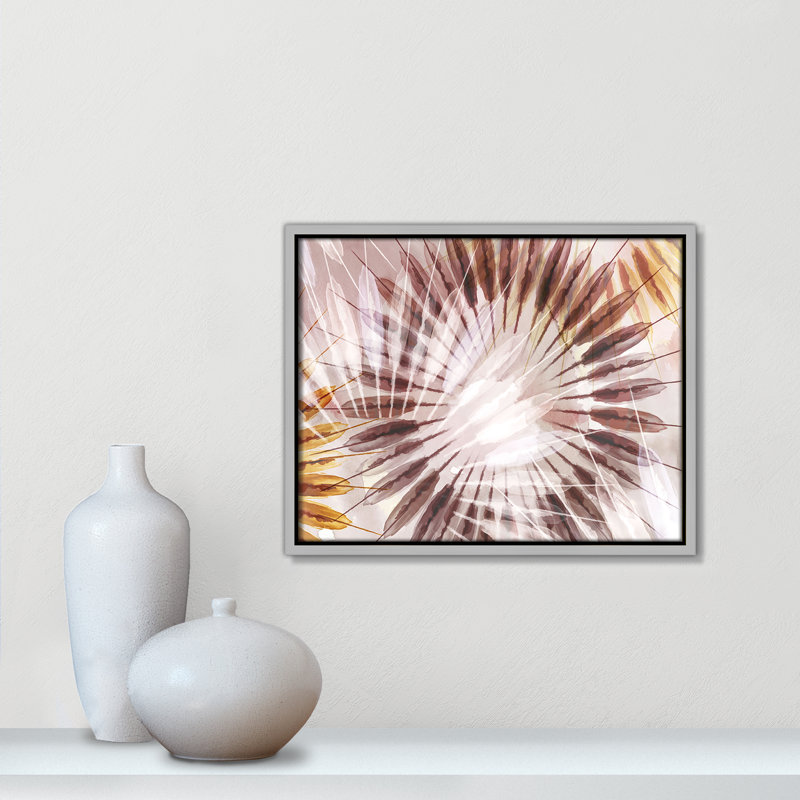 Danse des rayons II par Eva Watts, Argent, H 12,5 po x l 15,5 po